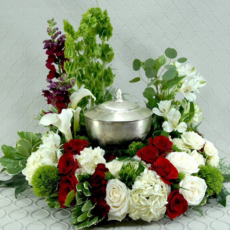Urn Spray RS8 Roberts Floral and Gifts