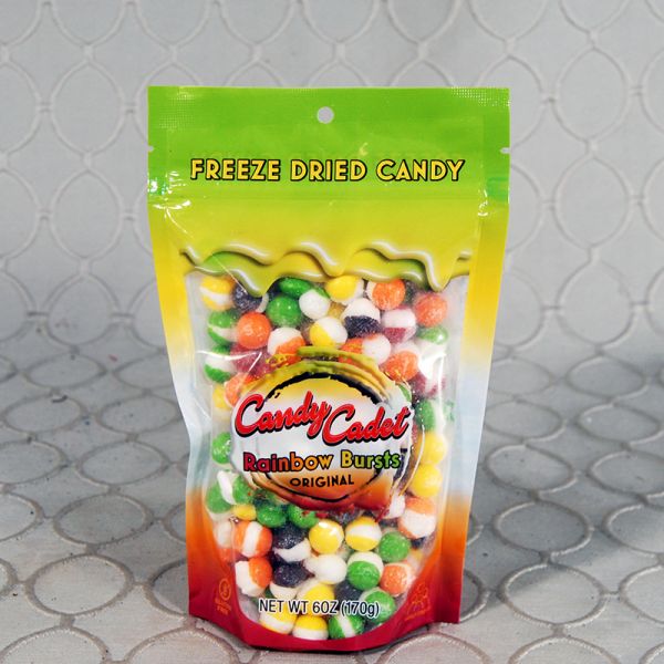 Candy Cadet Rainbow Bursts Freeze Dried Candy
