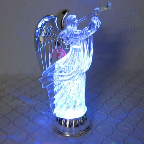 Glass Angel Lit Display #1397