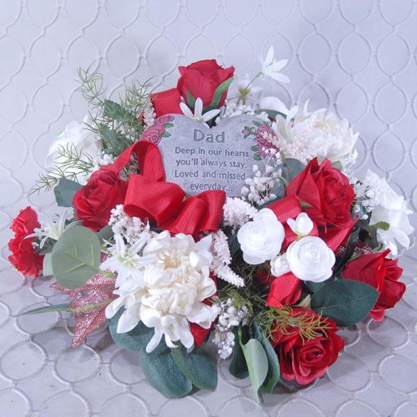 Memorial Silk arrangement #1448  (Dad)