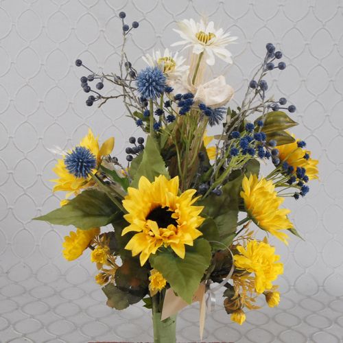 Silk Flower Hand Tie Arrangement #925