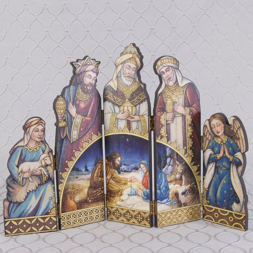 Holy Family With The Three King #862