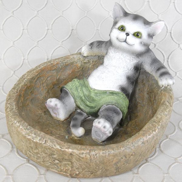 Cat Relaxing Figurine #1782