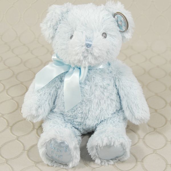 Bearington Baby Small First Bear Blue Teddy Bear 12" 