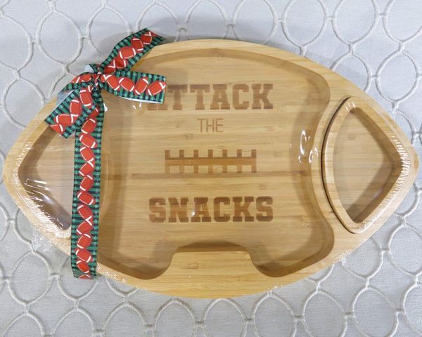 Football shaped Snack Platter/Dish #GI1810