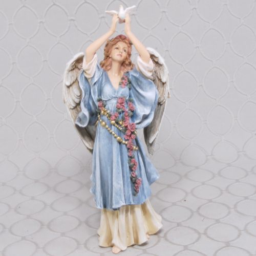 Angel with Dove Figurine 