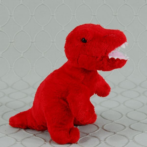 red t rex plush