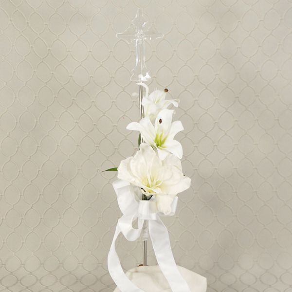 Solar Powered Acrylic Cross #728