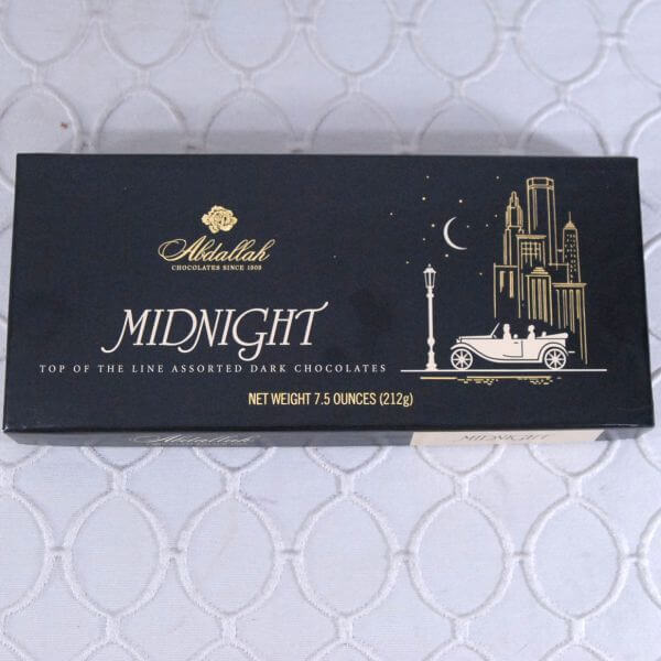 Abdallah Box Of Dark Chocolate 1/2Lb  