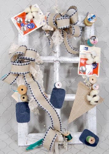 Sewing Theme Window Frame #1696