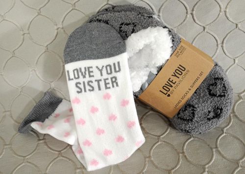 Ladies Socks & Slippers Set - Sister #GI1650