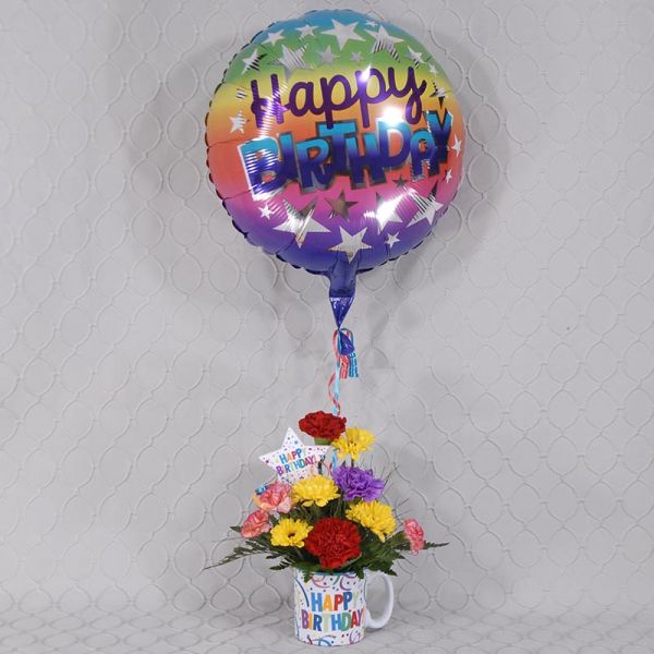 Birthday Wishes With Balloon