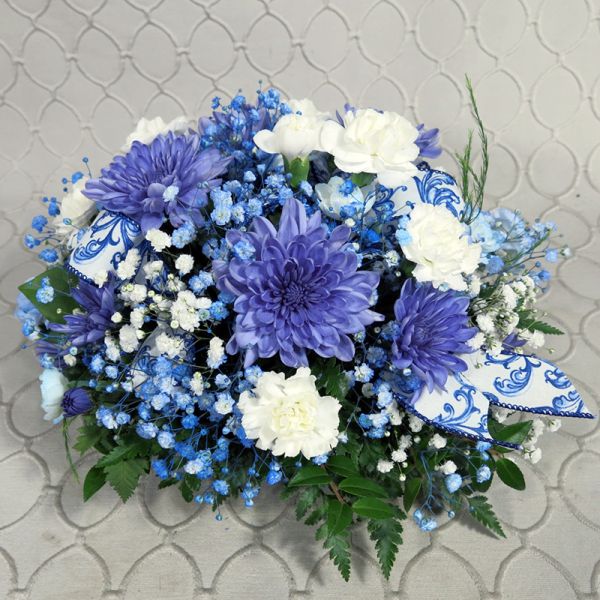 Blue Willow Spring Bouquet