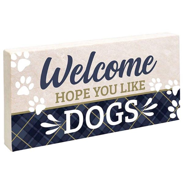 Welcome Dogs Marble Paver #GI1800