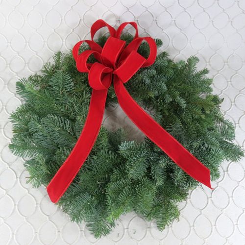 Christmas Wreath Fresh  with bow
