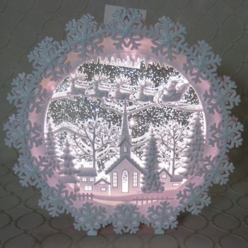 Christmas Village Lit Display #1392