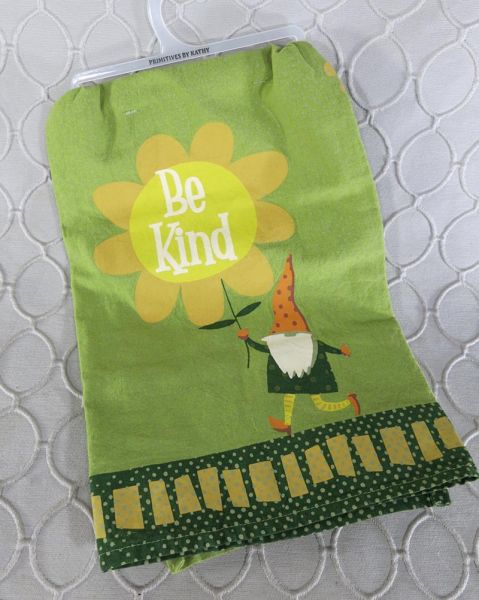 Be Kind/Gnome Kitchen Towel #GI1807