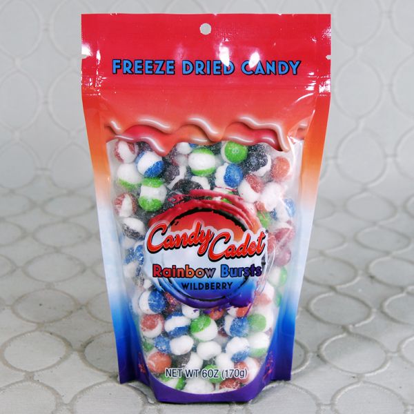 Candy Cadet Rainbow Bursts Wildberry Freeze Dried Candy