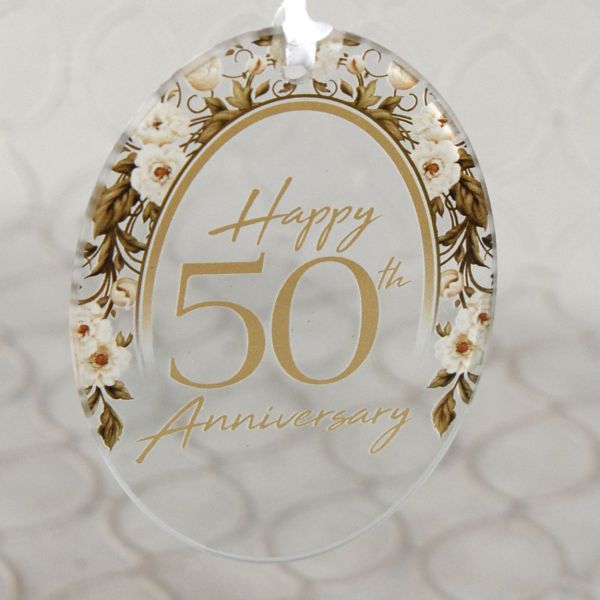 Happy 50Th Anniversary Ornament  