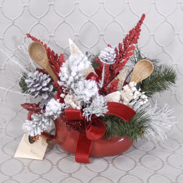 Holiday Silk Flower Arrangement #1840