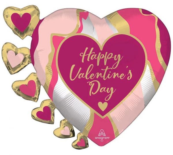 Happy Valentines Day SUPERSHAPE  Balloon #237