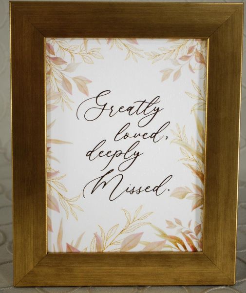 Memorial Framed Wall Hanging #GI1621