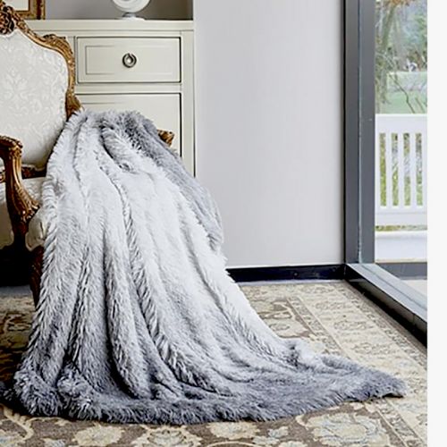 Gray Ombre Blanket #1084
