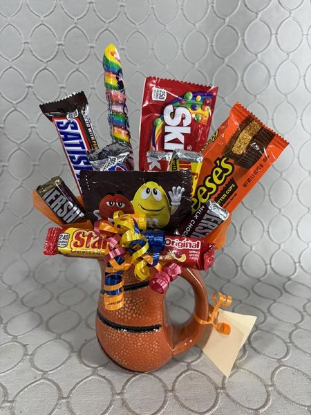 Basketball Candy Bouquet