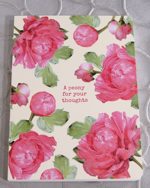 A Peony for Your Thoughts - Journal Book