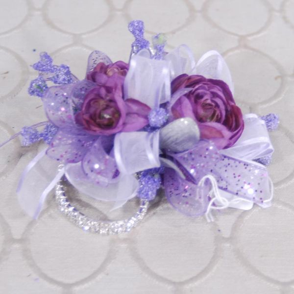 Prom Corsage #PRM245  (SILK FLOWERS) 