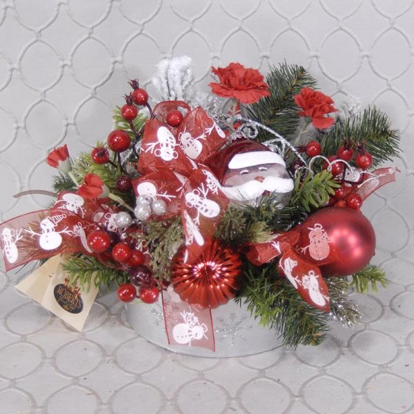 Holiday Silk Flower Arrangement #1842
