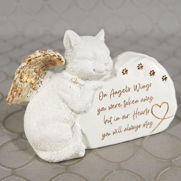 Cat Angel - Pet Memorial Stone