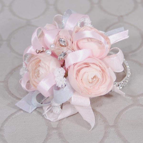 Prom Corsage #PRM243  (SILK FLOWERS)